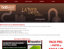 Tablet Screenshot of batiweb-agency.com